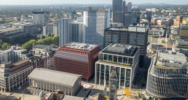 BCO Midlands Awards: Three Chamberlain Square gewinnt Commercial + ESG, BREEAM-Outstanding- und NABERS-5*-Premieren für West Midlands